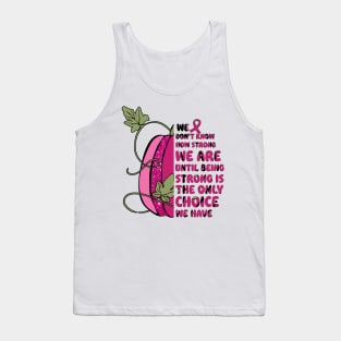 Breast Cancer Awareness pink pumpkin Tank Top